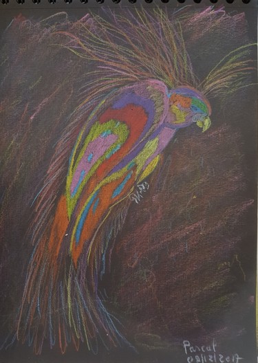 Dessin intitulée "lumière" par Pascal, Œuvre d'art originale, Pastel