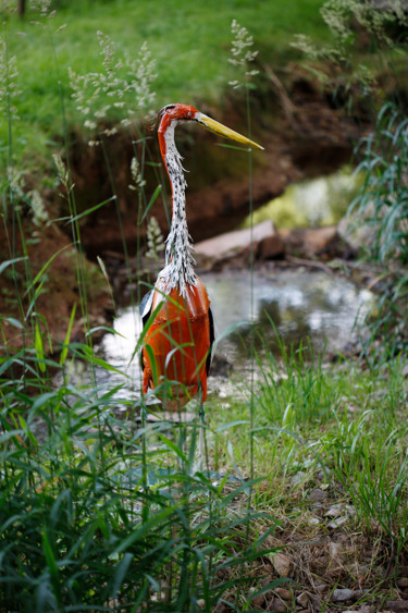 Sculpture intitulée "HERON GOLIATH" par Gillsman, Œuvre d'art originale