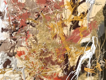 Painting titled "20171228autumu-scene" by Skywalker, Original Artwork, Ink