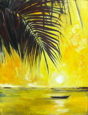 soleil couchant 61x46