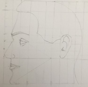 图画 标题为“Student's sketching…” 由Eb, 原创艺术品