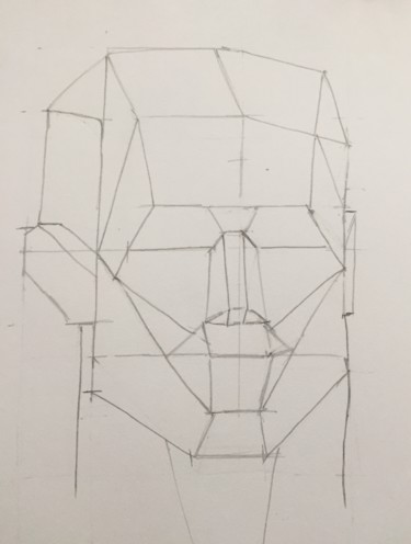 图画 标题为“Student's sketching…” 由Eb, 原创艺术品