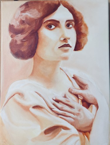 绘画 标题为“Student's oil Paint…” 由Eb, 原创艺术品