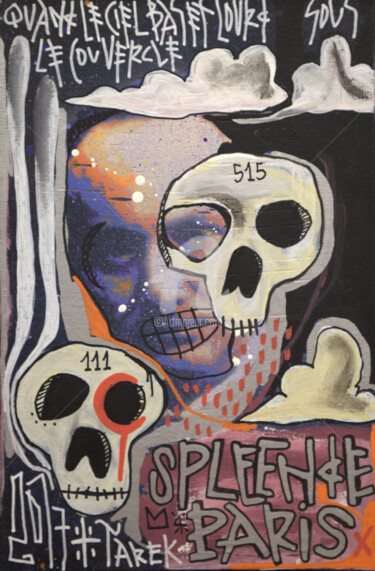 绘画 标题为“Spleen de Paris” 由Tarek Ben Yakhlef, 原创艺术品, 丙烯