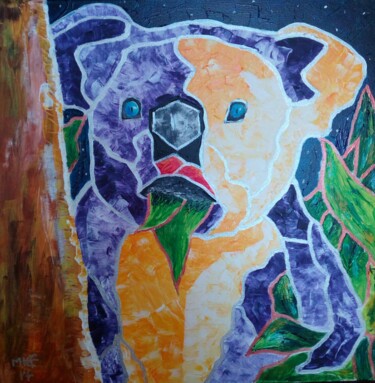 Peinture intitulée "À table!" par Marc Felix, Œuvre d'art originale, Acrylique