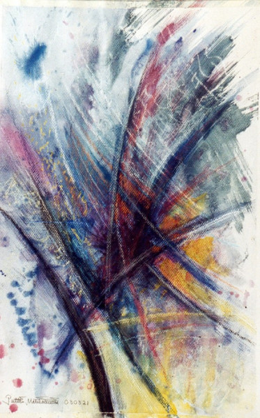 Winter Lines Painting titled "Winter Lines" by Pertti Matikainen, Original Artwork, Watercolor