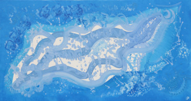 Peinture intitulée "Electron" par Pierre Ecrepont, Œuvre d'art originale, Acrylique