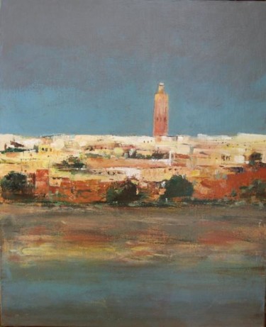 Peinture intitulée "RABAT" par Catherine Martel, Œuvre d'art originale
