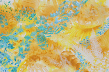 Peinture intitulée "Ether" par Pierre Ecrepont, Œuvre d'art originale, Huile