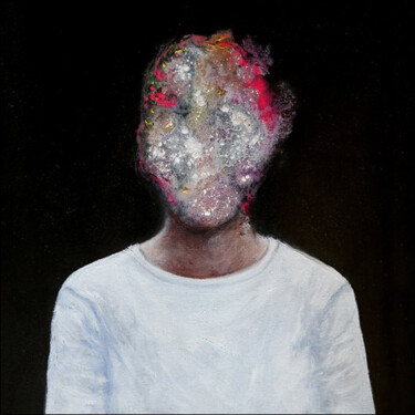 Peinture intitulée "Présence-Portrait 14" par Isabelle I, Œuvre d'art originale, Huile