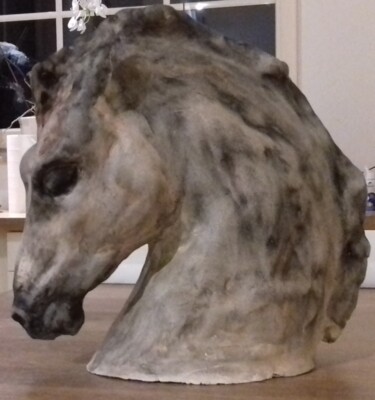 제목이 "horse"인 조형물 Grietje Leyn (art-gl webnode)로, 원작, 도예