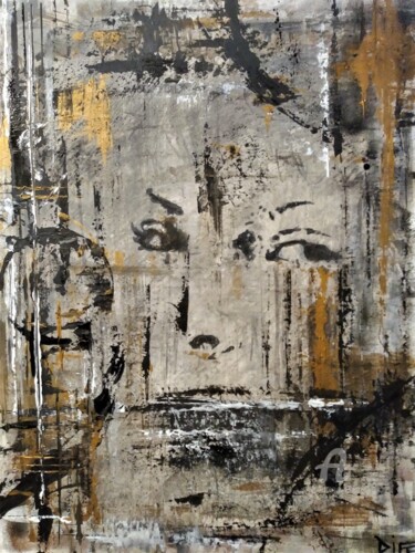 Peinture intitulée "Silence" par Christophe Gaspard, Œuvre d'art originale, Acrylique