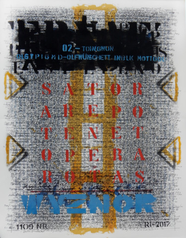 Malerei mit dem Titel "1109a-nr" von Pavel A.Richtr, Original-Kunstwerk, Acryl
