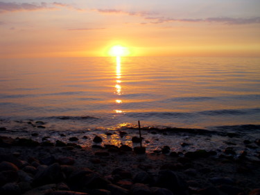 Fotografie mit dem Titel "Sonnenuntergang (Os…" von Hans-Jürgen Grossmeyer, Original-Kunstwerk