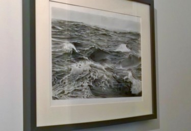 Рисунок под названием "ocean - graphite A3…" - Keef Art, Подлинное произведение искусства, Графит