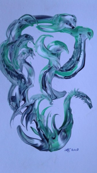 Schilderij getiteld "20180107-144937.jpg" door Marianne Huizinga, Origineel Kunstwerk