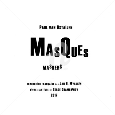 Dessin intitulée "Paul van Ostaijen,…" par Serge Chamchinov, Œuvre d'art originale, Photographie numérique