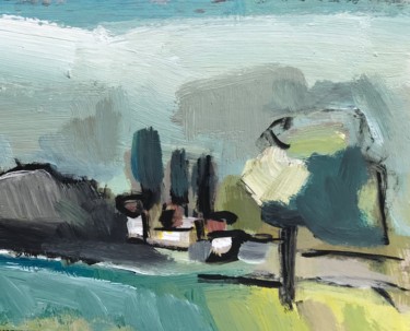 Campagne 2 Peinture intitulée "Campagne 2" par Jean-François Groisy, Œuvre d'art originale, Acrylique