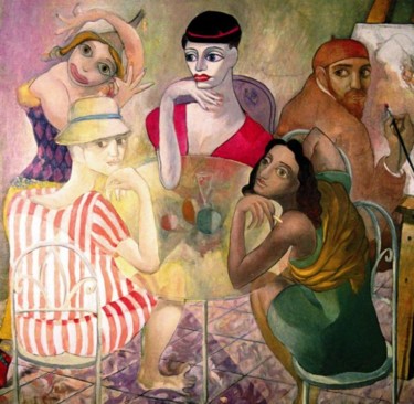 Peinture intitulée "An inspiration" par Tsvetomir Assenov, Œuvre d'art originale, Huile