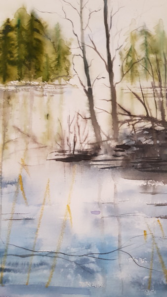Peinture intitulée "20180110-122058.jpg" par Françoise Pinton Platen, Œuvre d'art originale