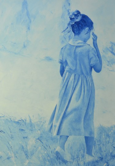 Painting titled "MATINALE" by Stephanie Ledroit, Original Artwork, Acrylic