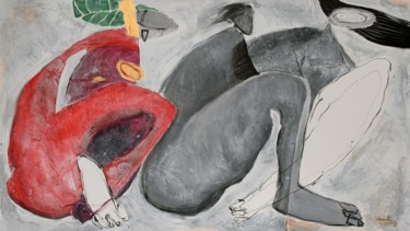 The Three Graces 2018 Painting titled "The Three Graces 20…" by Jiri Havlik, Original Artwork, Acrylic