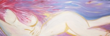 Marie au bain Peinture intitulée "Marie au bain" par Jérôme Bonnet, Œuvre d'art originale, Acrylique
