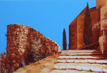 Painting titled "ascension" by Stephanie Ledroit, Original Artwork, Acrylic