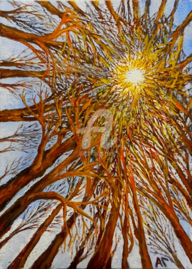 绘画 标题为“К Свету” 由Андрей Гудков, 原创艺术品, 彩画
