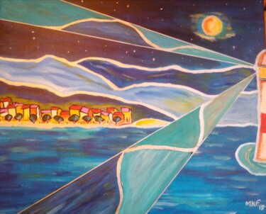 Peinture intitulée "The light house." par Marc Felix, Œuvre d'art originale, Acrylique