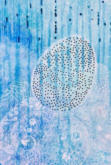 Peinture intitulée "Inside II" par Mona Bessaa, Œuvre d'art originale, Acrylique