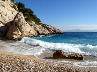 Photographie intitulée "Calanque de l'Erevi…" par Jean Paul Rosso, Œuvre d'art originale