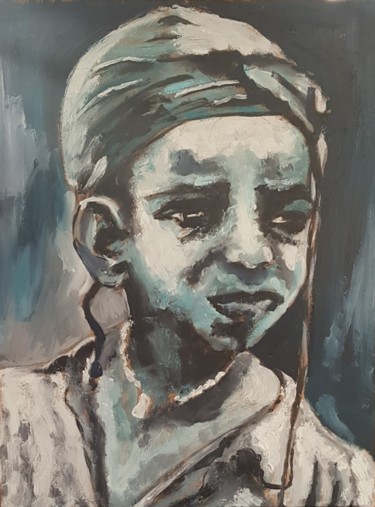 Peinture intitulée "Petit forçat" par Véroniq'S, Œuvre d'art originale, Huile