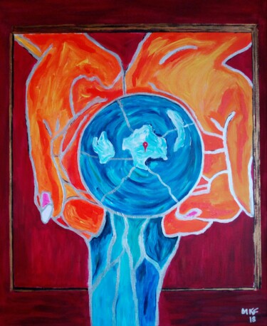 Peinture intitulée "Conscience." par Marc Felix, Œuvre d'art originale, Acrylique
