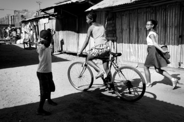 Giocando con la bici