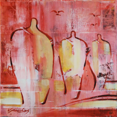 Pintura intitulada "Urbano 48" por Vitor Moinhos, Obras de arte originais, Acrílico