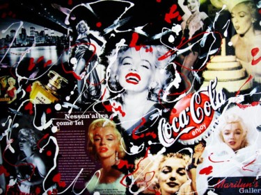Pittura intitolato "MARILYN" da Simone Lazzarini, Opera d'arte originale, Lavoro digitale 2D