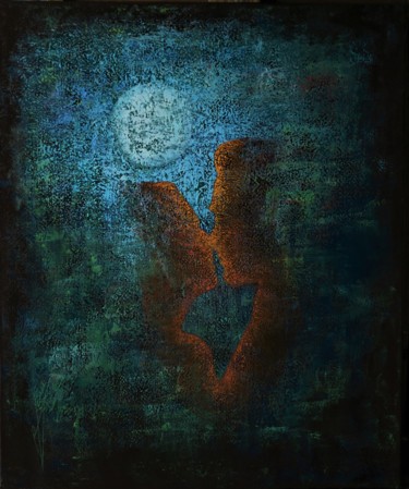 I Love You Peinture intitulée "I Love You" par Robert Bass, Œuvre d'art originale, Acrylique