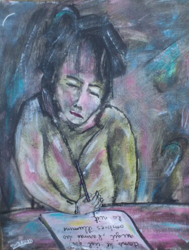 Peinture intitulée "L'armée-des-ombres-…" par Bruno Briatte, Œuvre d'art originale, Acrylique