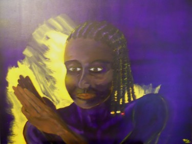 Schilderij getiteld "serene-pilgrim" door David Callahan, Origineel Kunstwerk, Acryl