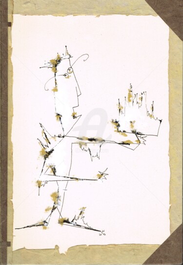 Dessin intitulée "Traité de la Montag…" par Serge Chamchinov, Œuvre d'art originale, Encre
