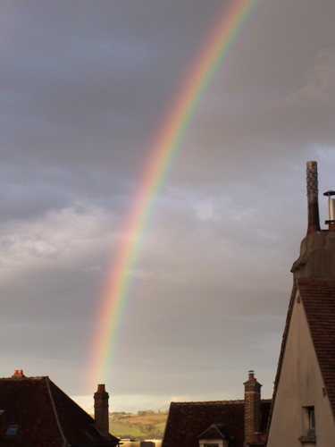 Photography titled "Arc en ciel sur che…" by Régis Testard, Original Artwork