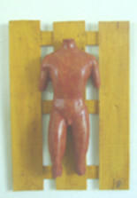 雕塑 标题为“BAS RELIEFS HOMMES” 由S Eymond Laritaz, 原创艺术品, 木