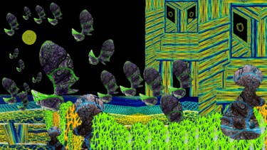Arts numériques intitulée "Birdwatching" par Mangani', Œuvre d'art originale