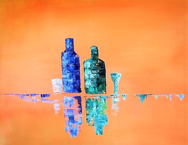 Peinture intitulée "CONVIVIALITE" par Patrick Nevoso, Œuvre d'art originale, Huile