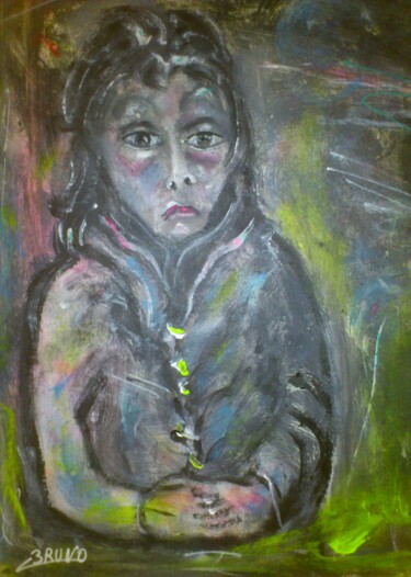 Peinture intitulée "Un-écho-lui-repond.…" par Bruno Briatte, Œuvre d'art originale, Acrylique