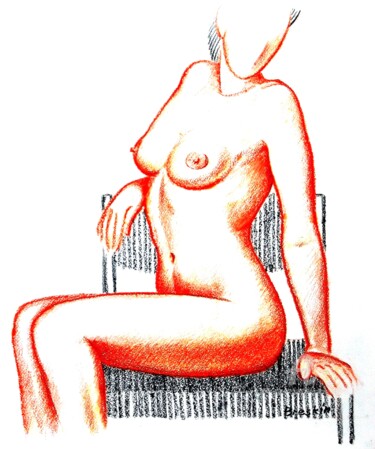 图画 标题为“Оранжевая” 由Alexander Breskin, 原创艺术品, 粉彩