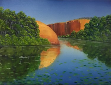 Painting titled "Echoes In Time" by David O'Halloran, Original Artwork, Oil