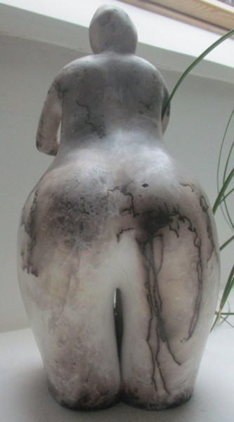 제목이 "maternité 2 - Dos"인 조형물 Pascale Rodriguez로, 원작, 도예