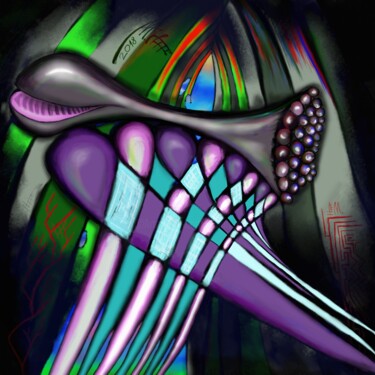 Digitale Kunst mit dem Titel "Slightly different…" von Manfred Hoppe, Original-Kunstwerk, Digitale Malerei